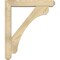 Ekena Millwork Legacy Craftsman Rough Sawn Bracket w/ Offset Brace, Douglas Fir, 6"W x 32"D x 38"H BKT0604X32X38LEC04RDF - alternate 2